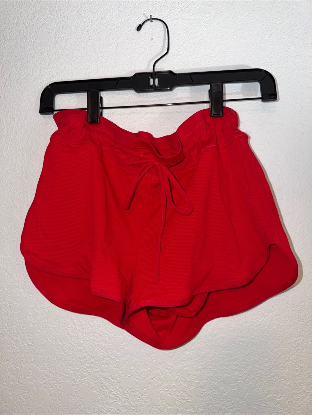 Athleta Bright Red Women's Athletic Drawstring Shorts